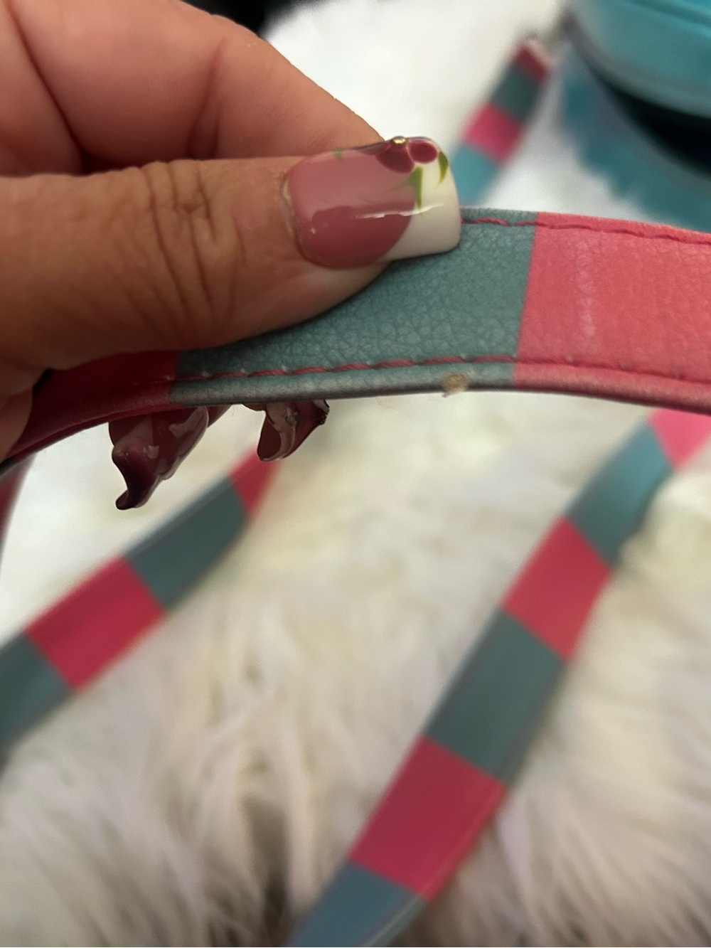 Love pain and stitches / pumpkin kult double sided crossbody bag - Picture 3 of 6